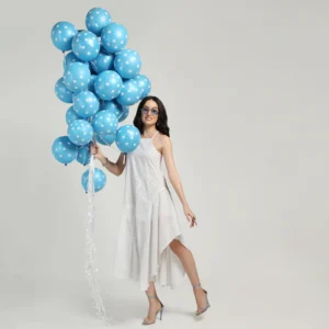 White Elegance Sleeveless Flared Dress